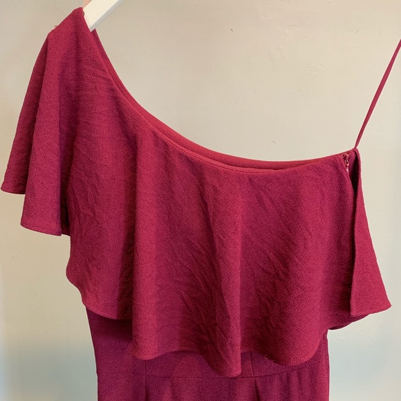 NWOT Dress the Population Frida One-Shoulder Crepe - Picture 5 of 6